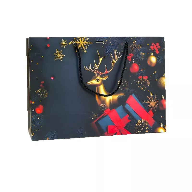 クリスマスホリデーペーパーギフトバッグ